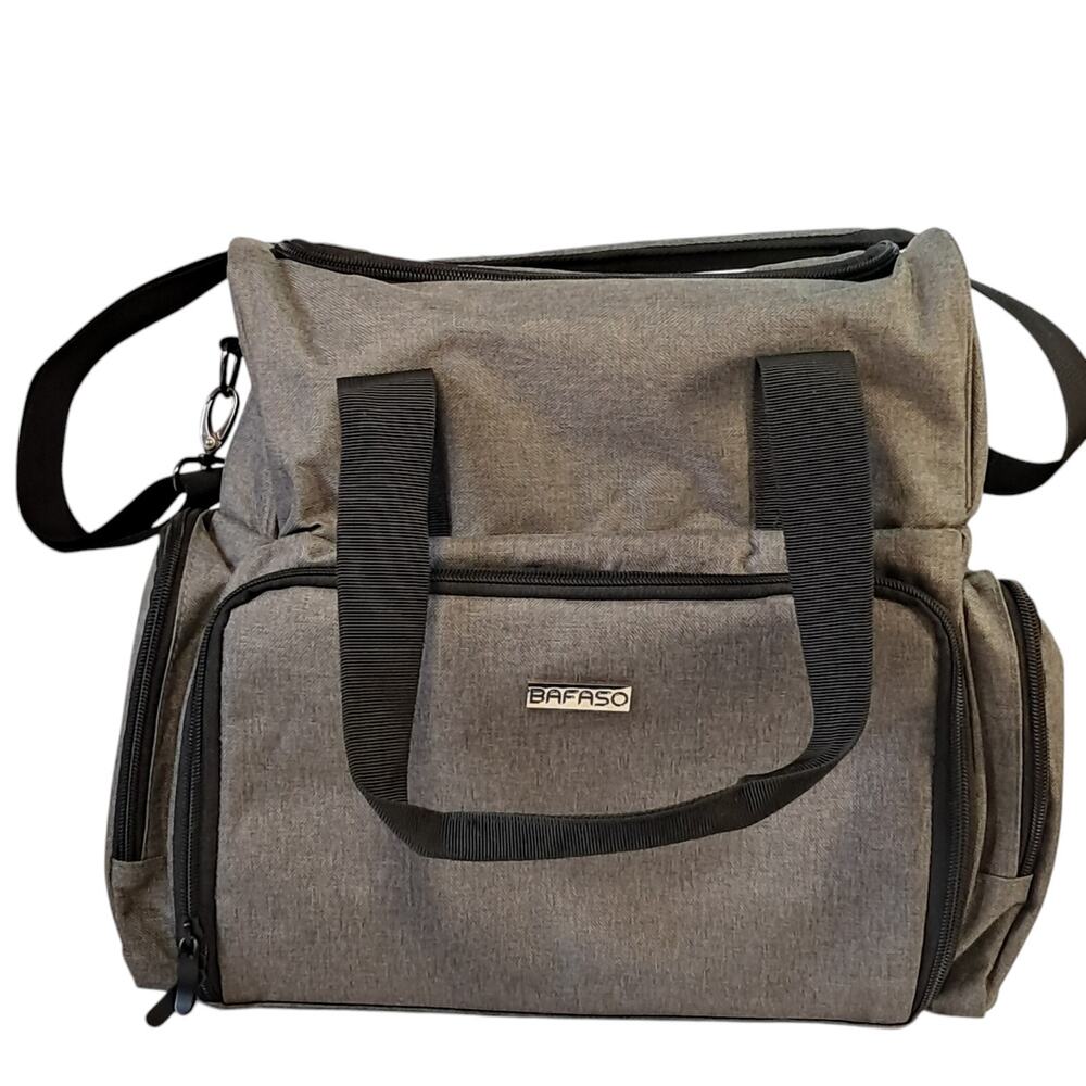 Bafaso Large Travel/Organizer Bag with 3 Clear Top Bags Included Used Once